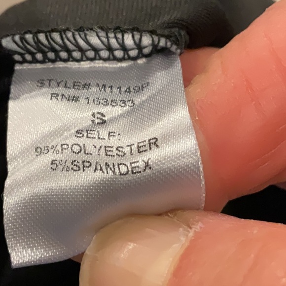 The ALLY B COLLAB PLUSH BLACK VELVET DRESS PANTS - Picture 6 of 7